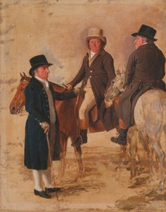 John Hilton, Rechter van de Baan in Newmarket; John Fuller, Klerk van de Baan; en John Stevens, een...